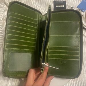 Matt & Nat Green Leather Wallet